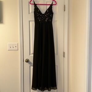 Chiffon Dress with split front